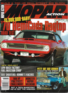 MOPAR ACTION 2006 JUNE - FI INJ SWAP, RONNIE SOX'S RACERS, PETTY,70 CUDA RAGTOP*